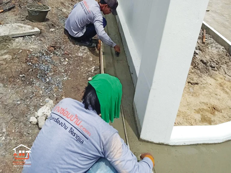 งานเทพื้น ค.ส.ล.